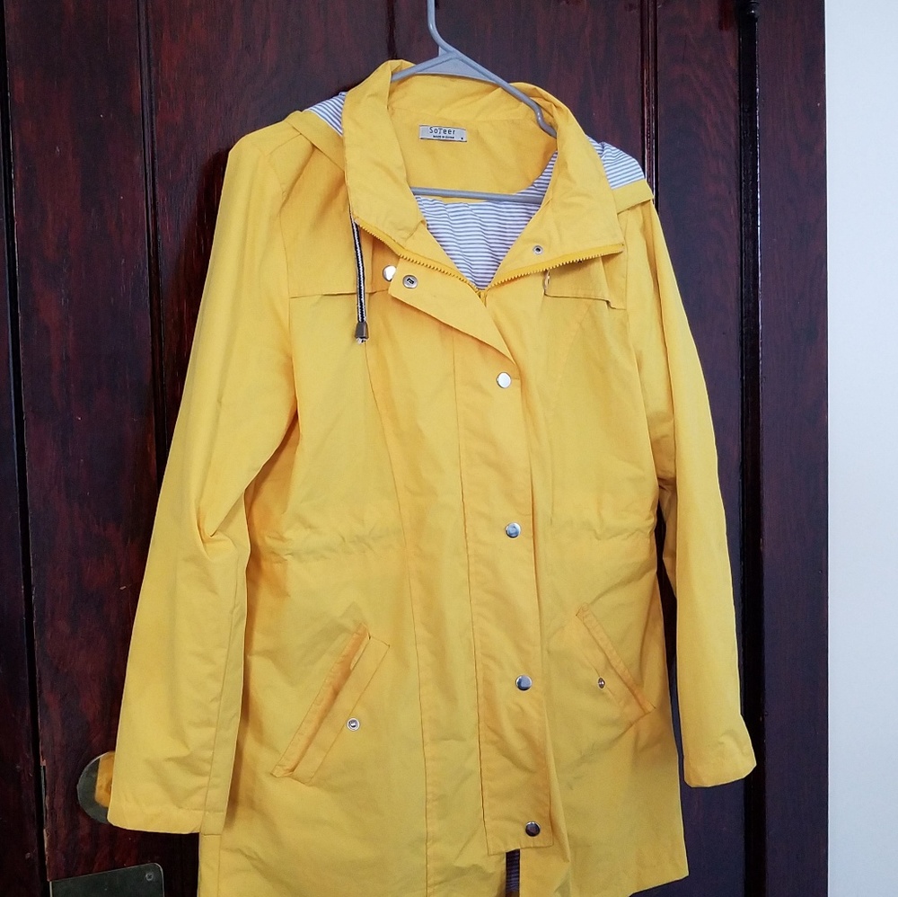 Yellow raincoat